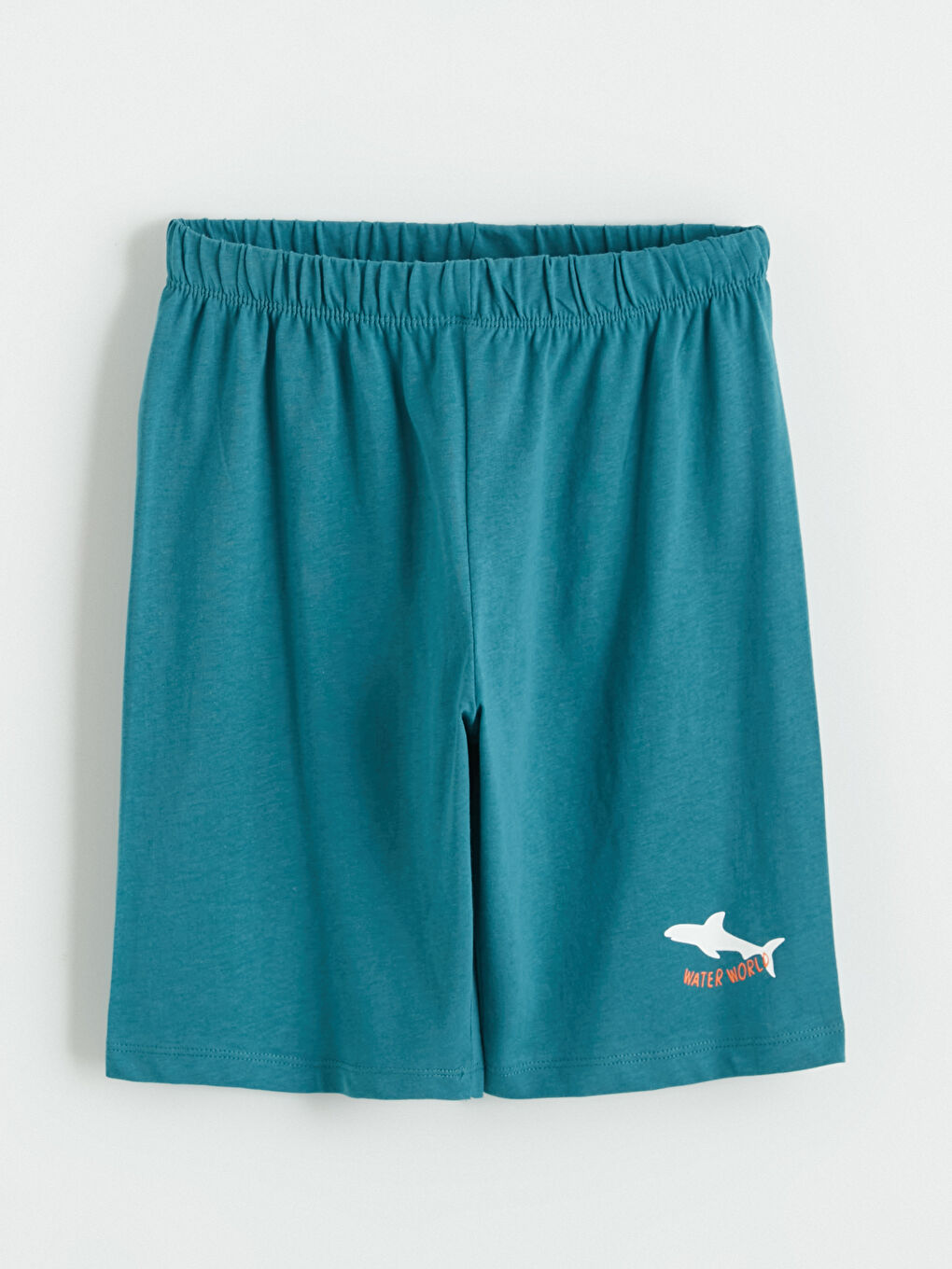 Set de pijamale scurte ALB Băiat-4