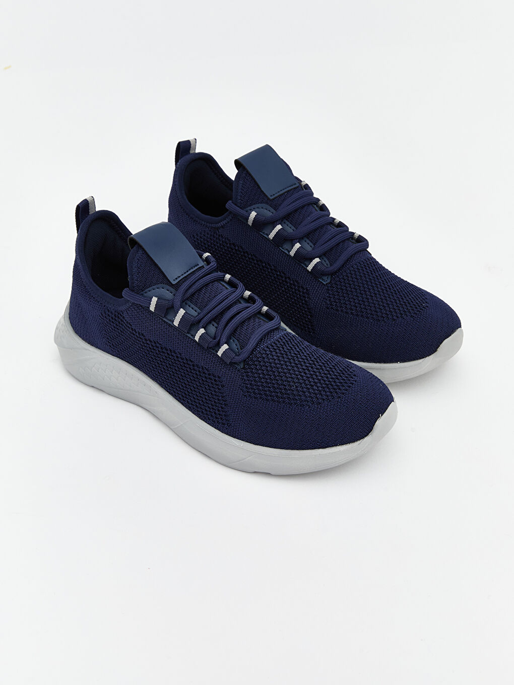 Lacivert File Detaylı Erkek Spor Ayakkabı