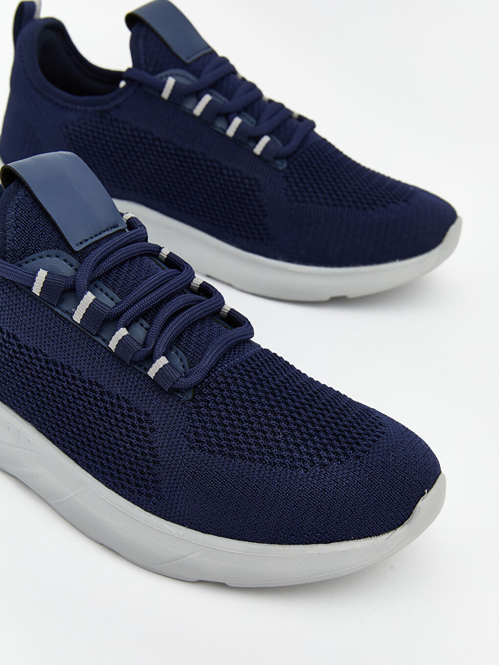 Lacivert File Detaylı Erkek Spor Ayakkabı-2