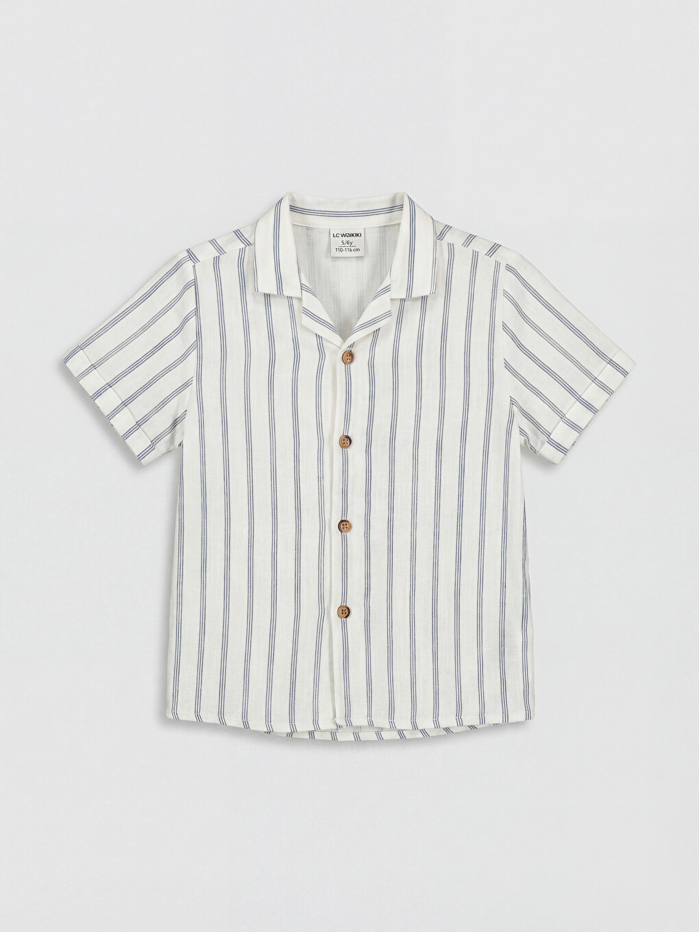 Striped Resort Collar Boys' Shirt
