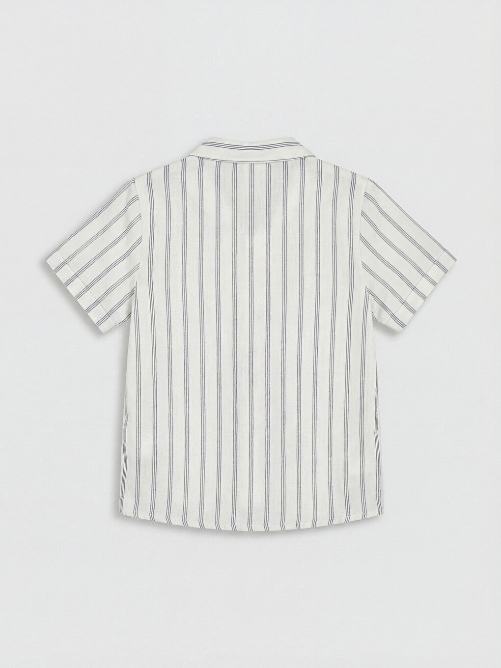 Striped Resort Collar Boys' Shirt-1