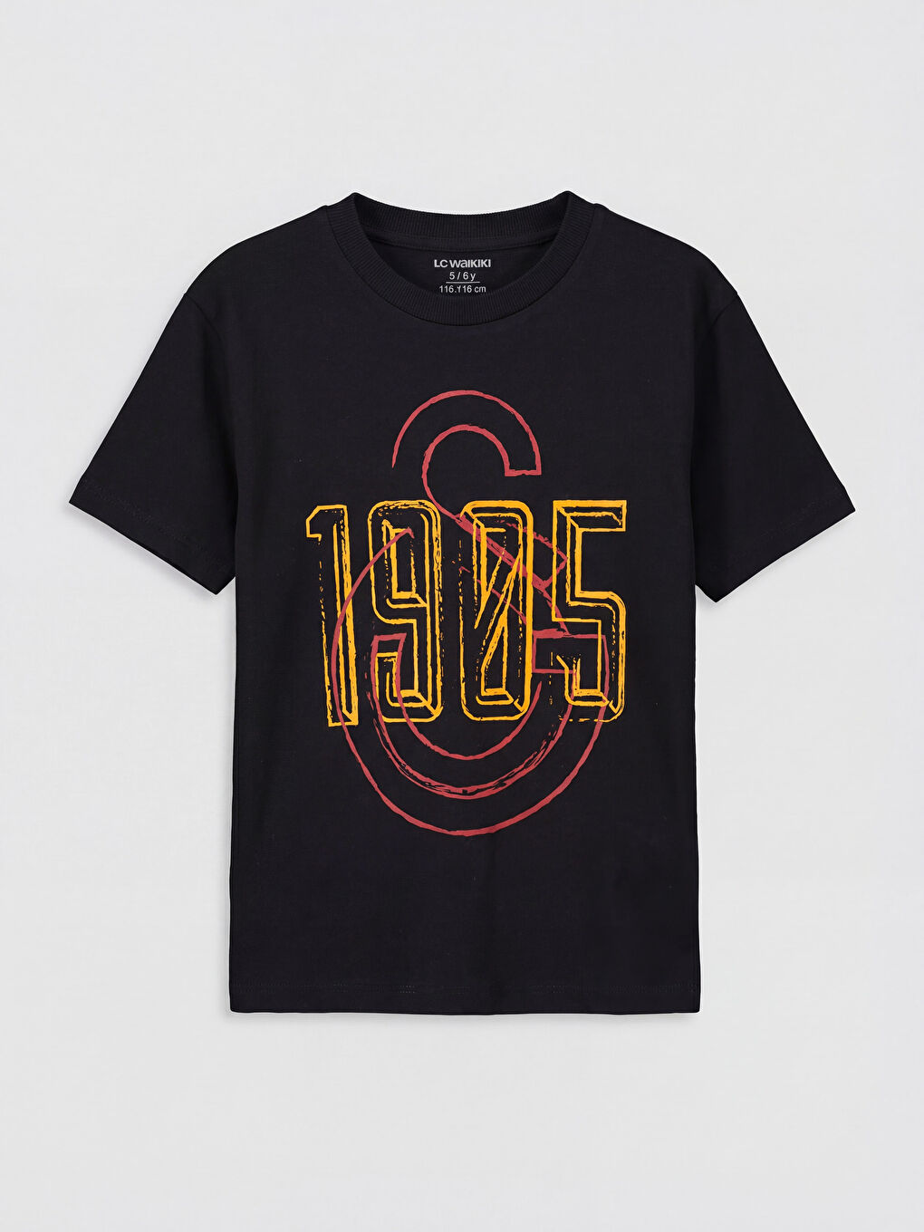 Siyah Galatasaray Baskılı Erkek Çocuk Tişört 2'li-1