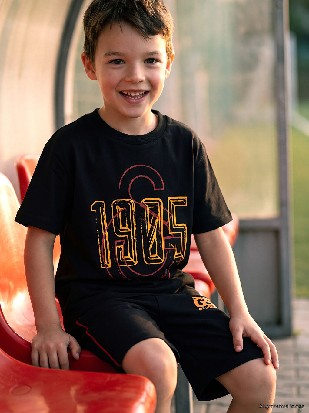 Galatasaray Printed Boys' T-Shirt 2 Pack