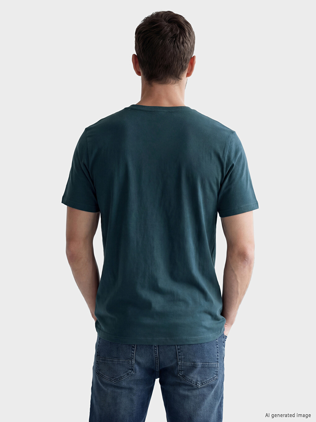 Tricou Petrol Bărbat-2