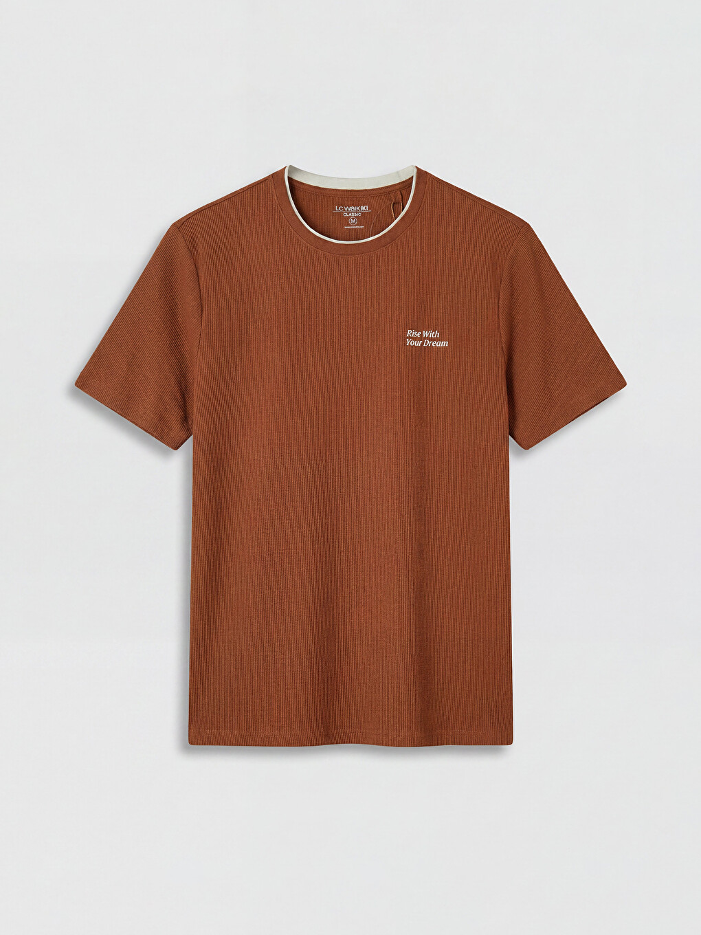 Crew Neck Printed Men's T-Shirt-4