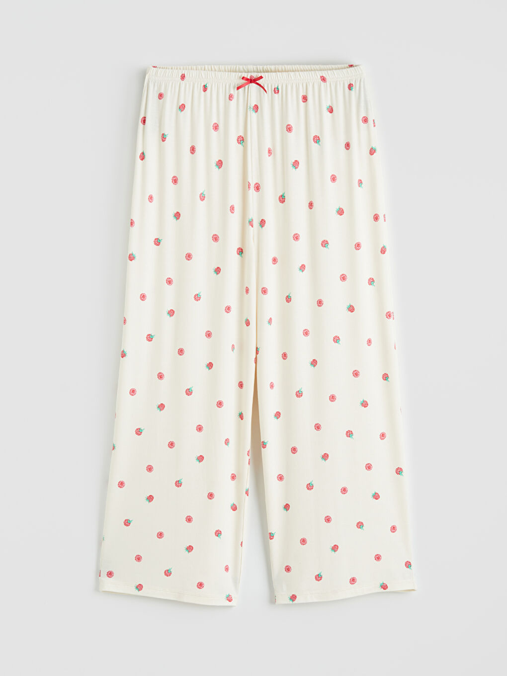 Set pijamale Capri cu model pentru femei-6