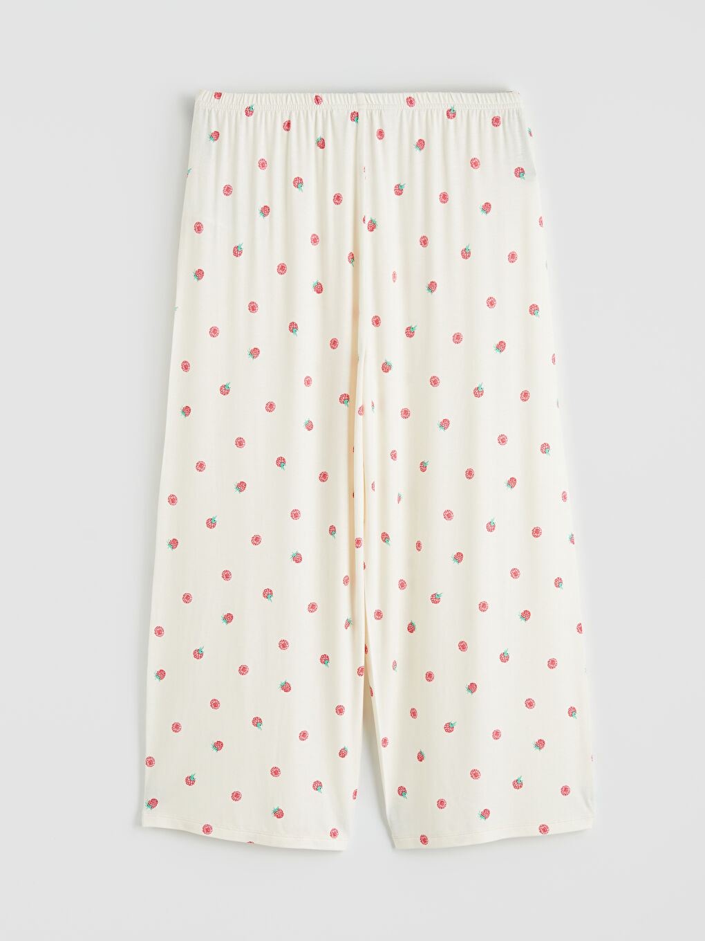 Set pijamale Capri cu model pentru femei-8