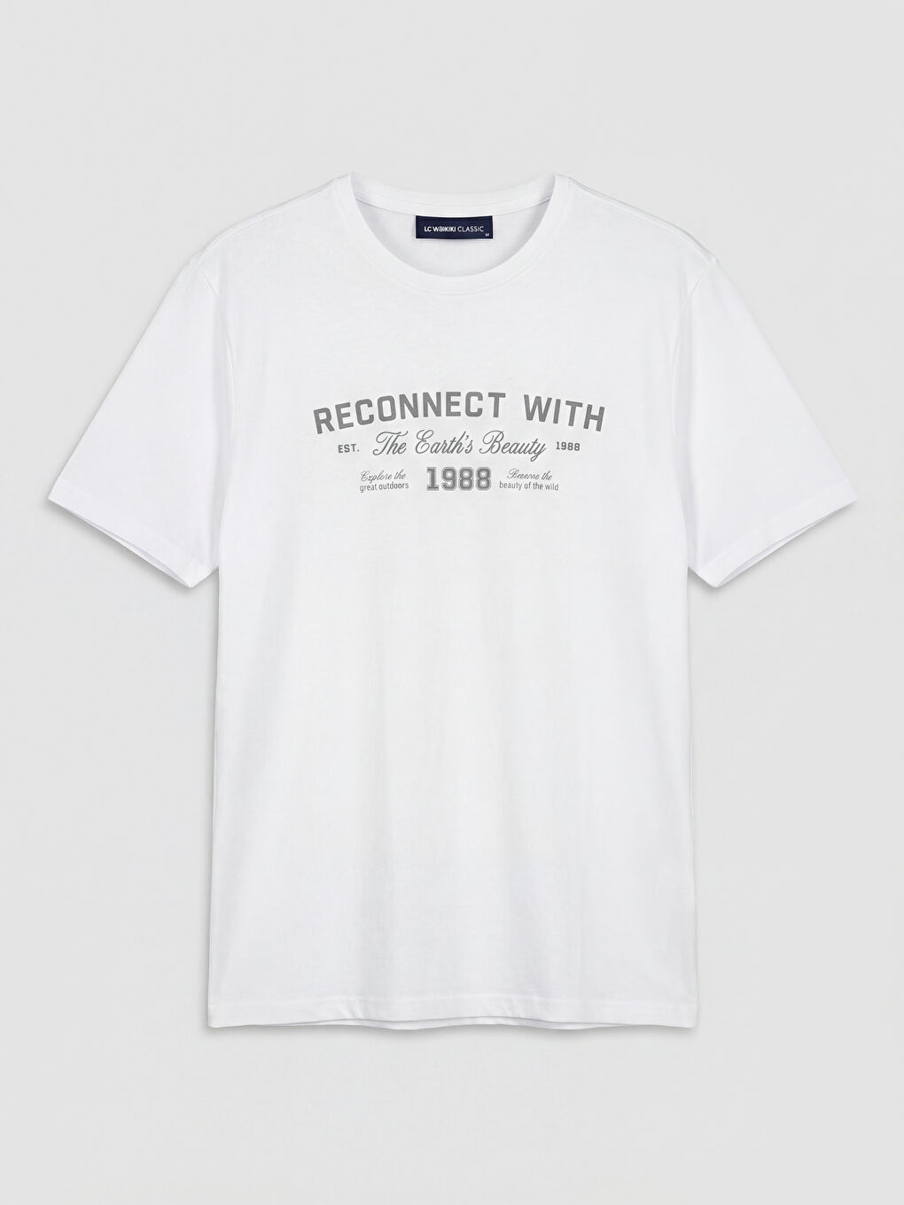 Man White T-Shirt-4