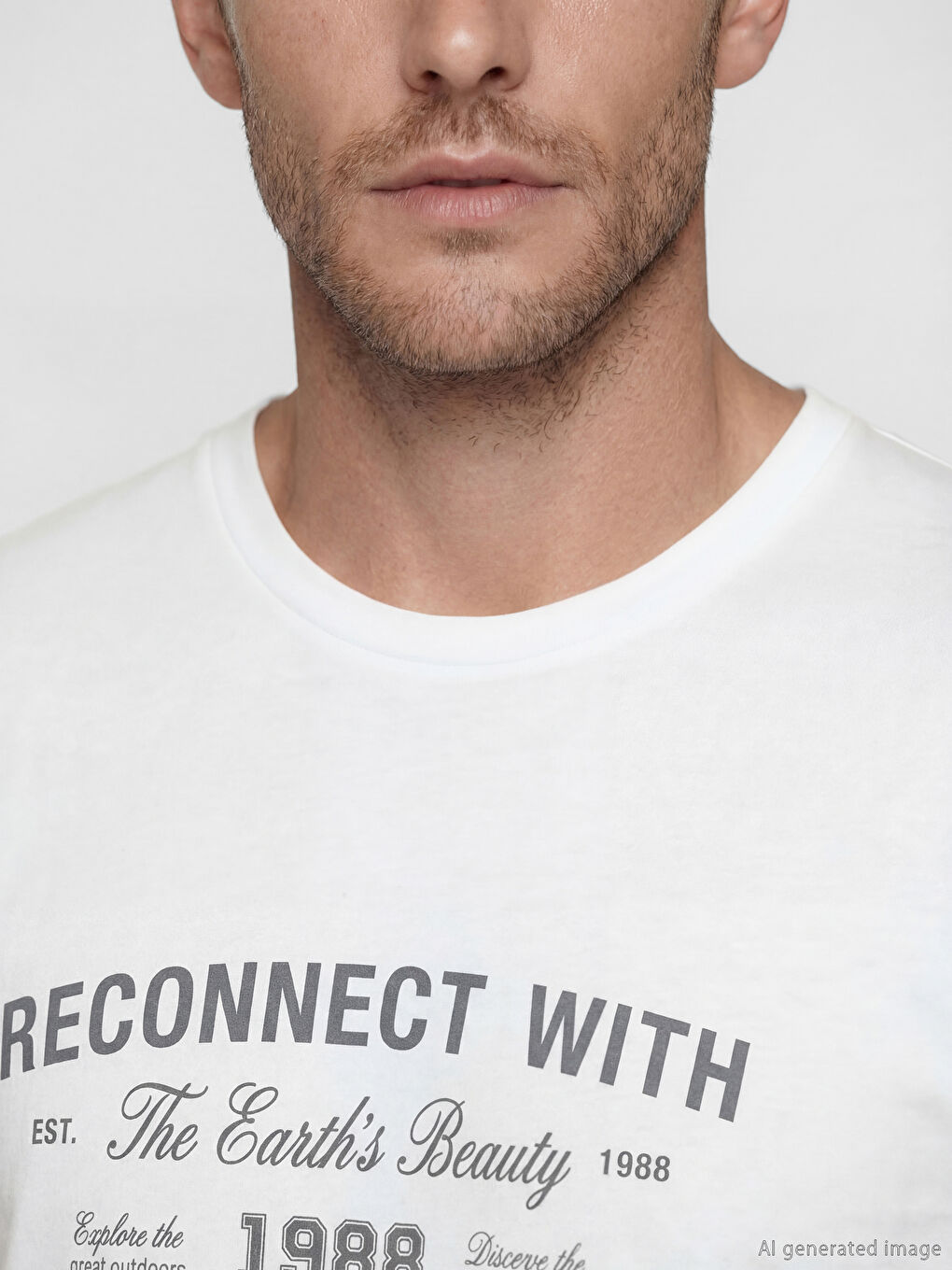 Man White T-Shirt-2