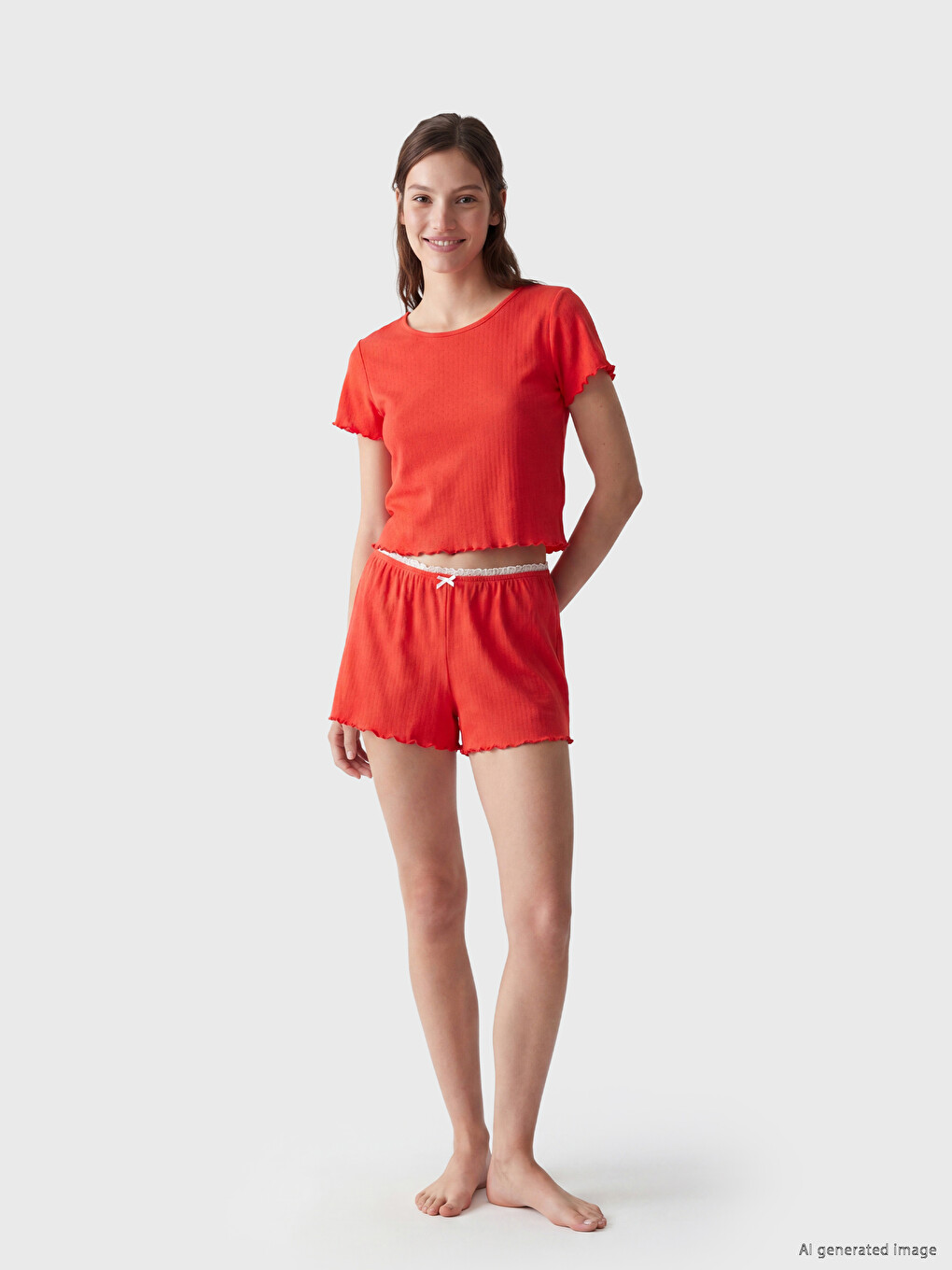 Pointelle Women's Shortie Pyjama Set