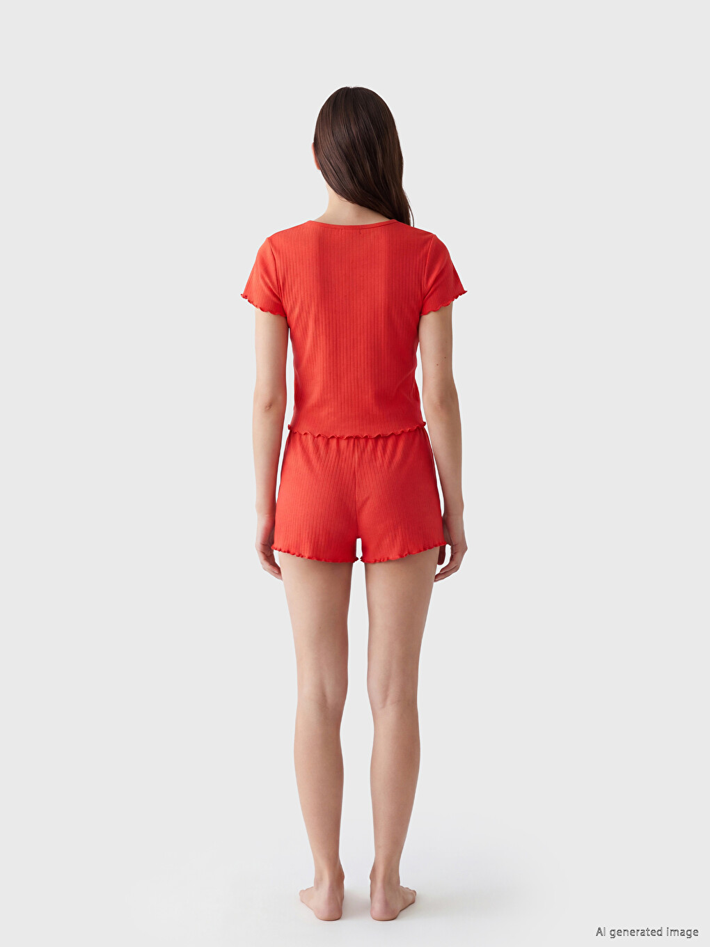 Pointelle Women's Shortie Pyjama Set-3