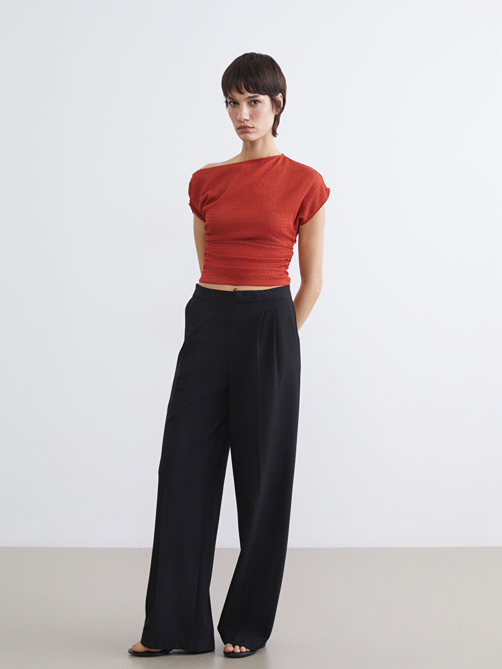 Bluză PORTOCALIU Femeie-1