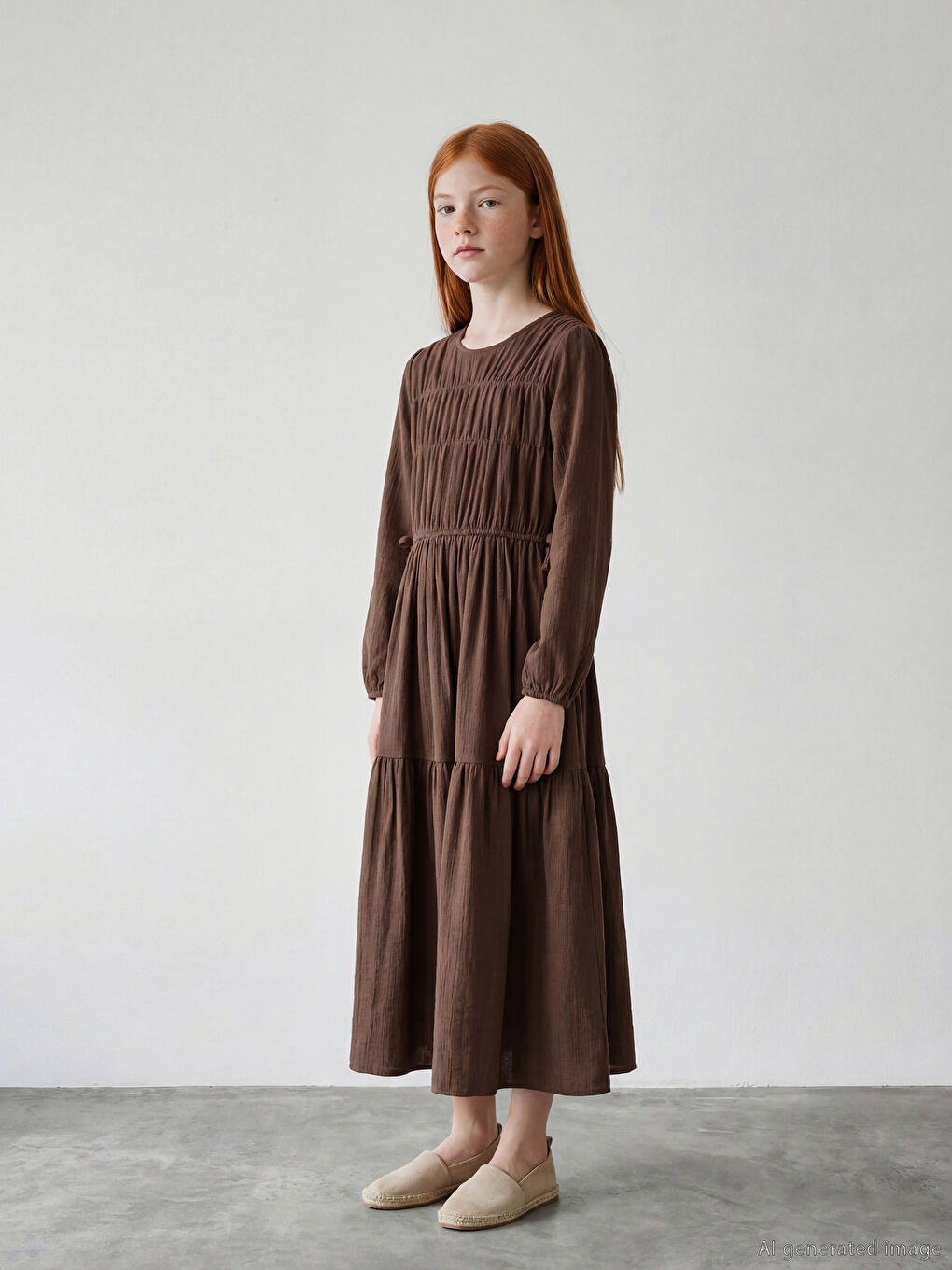Girl BROWN Dress-1