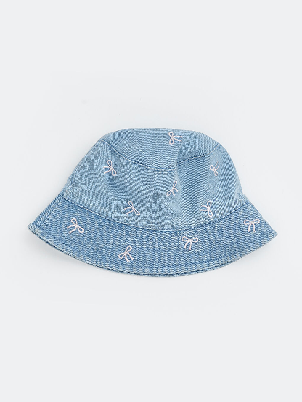Bow Detailed Girls' Bucket Hat-1