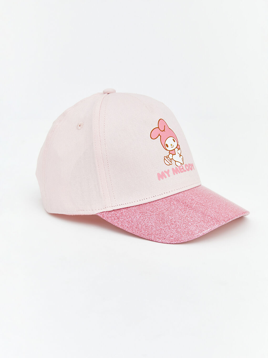Pembe My Melody Baskılı Kız Bebek Kep Şapka-1