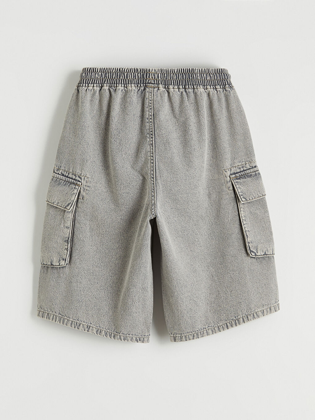 Erkek Çocuk Kargo Jean Şort-2