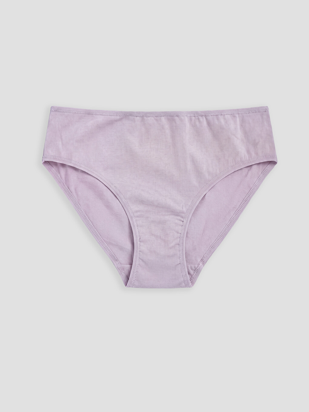 Lila Düz Bikini Külot 3'lü-1