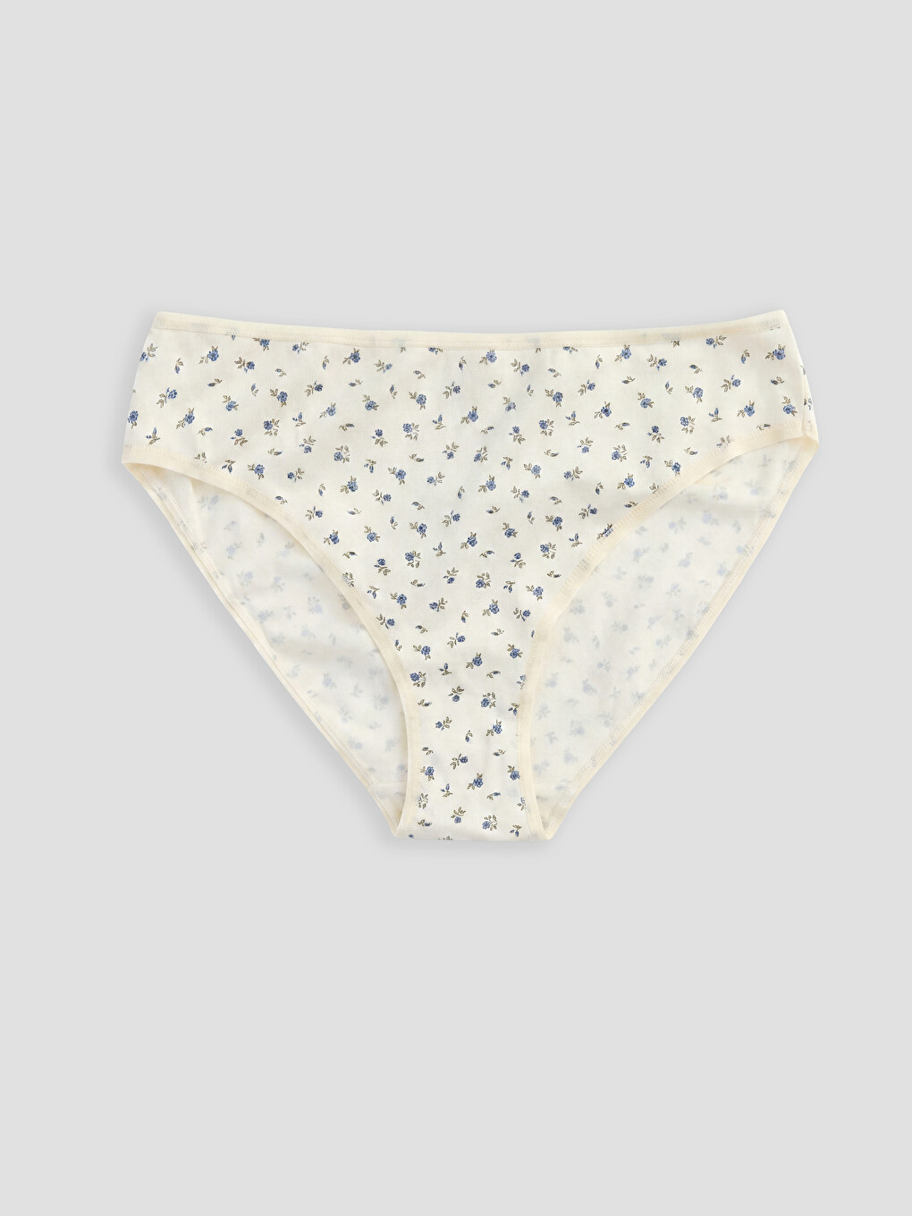 Ekru Desenli Bikini Külot 5'li-3