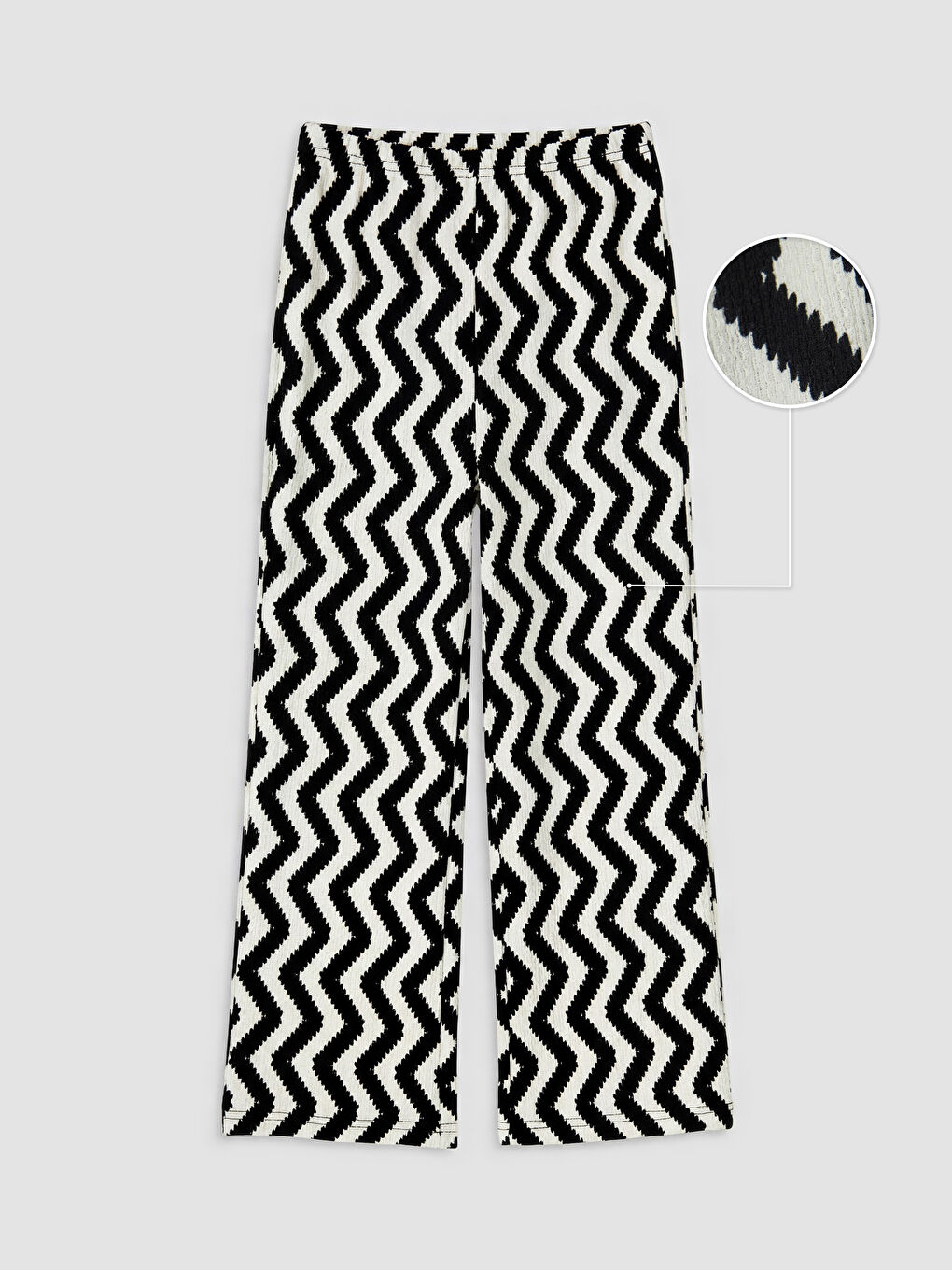 Pantalon à Motifs à Taille Élastiquée pour Fille