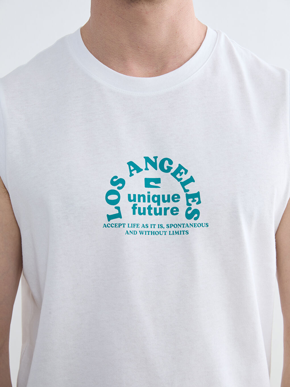 Man WHITE Tank Top-2