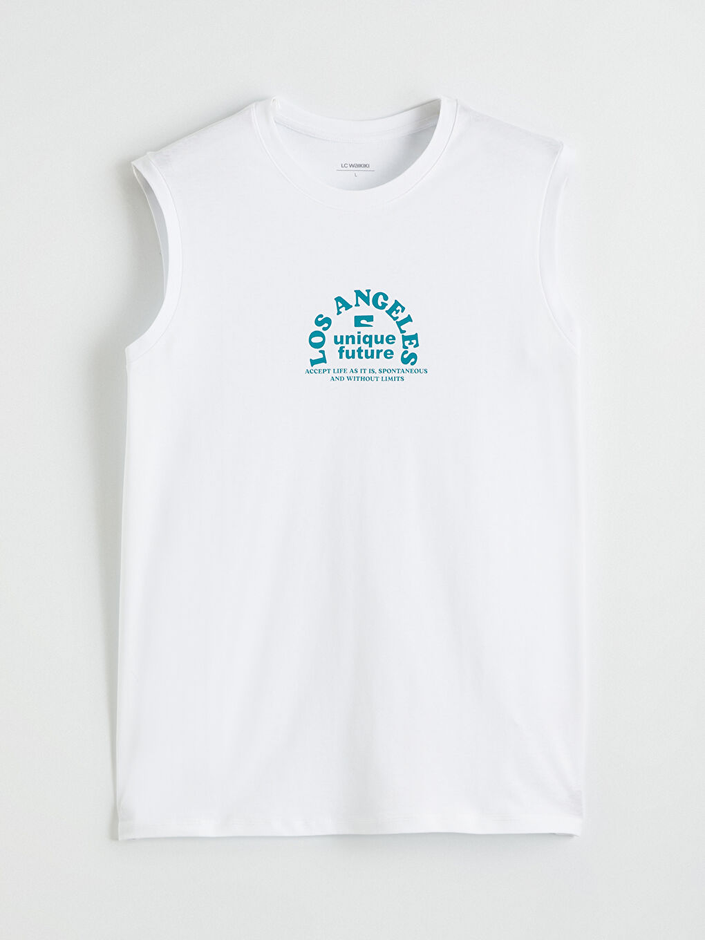 Man WHITE Tank Top-4