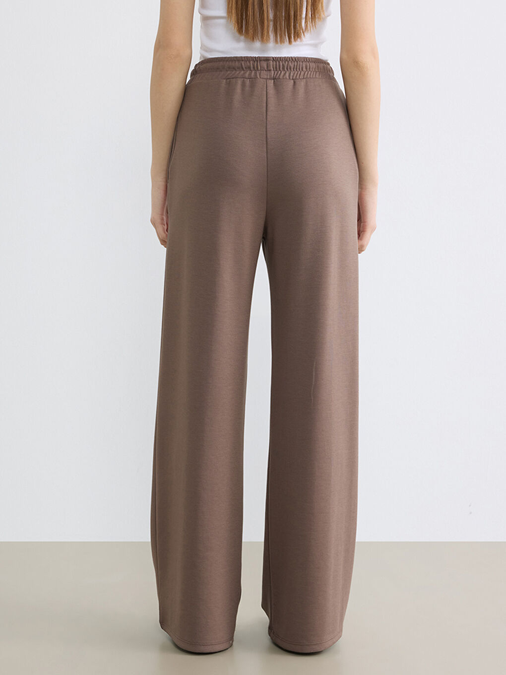 Kahverengi Soft Touch Kadın Eşofman Altı	-3