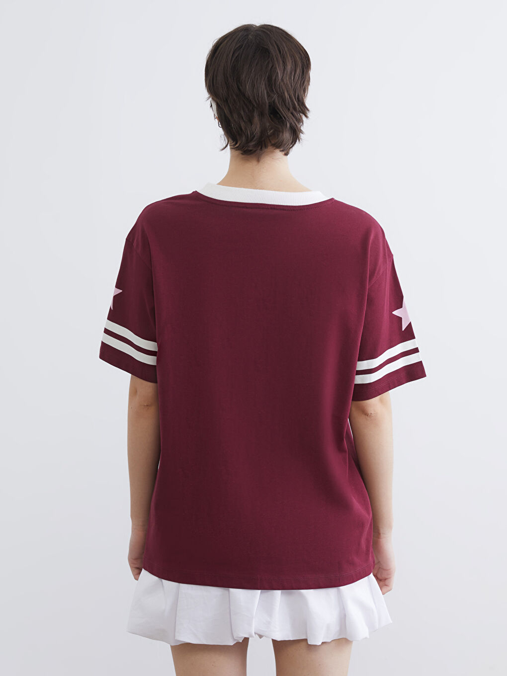 Woman BORDEAUX T-Shirt-3