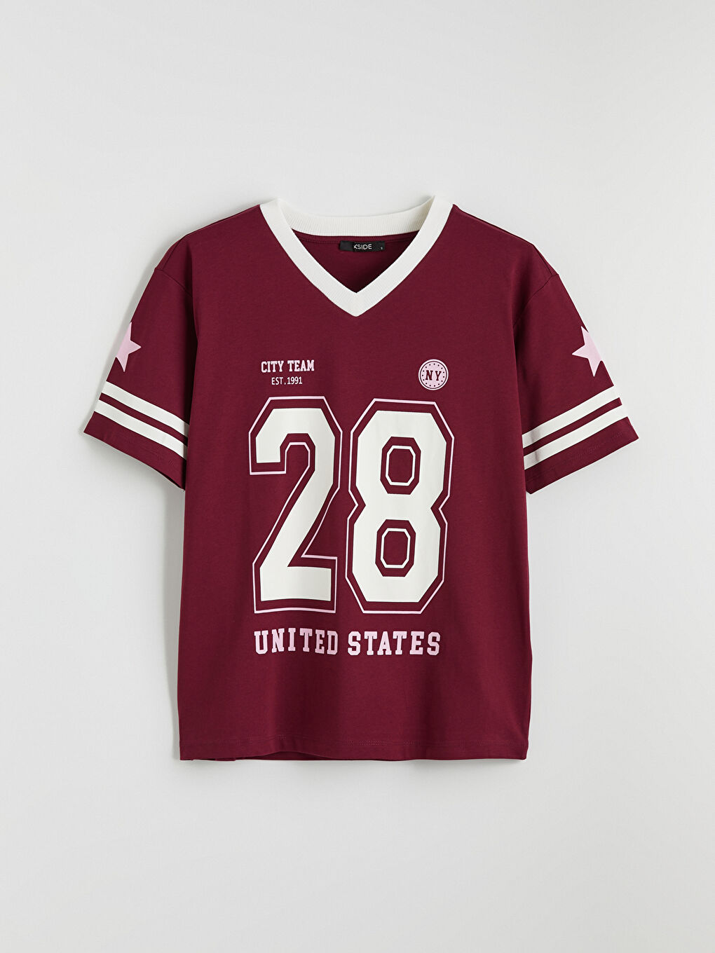 Woman BORDEAUX T-Shirt-4