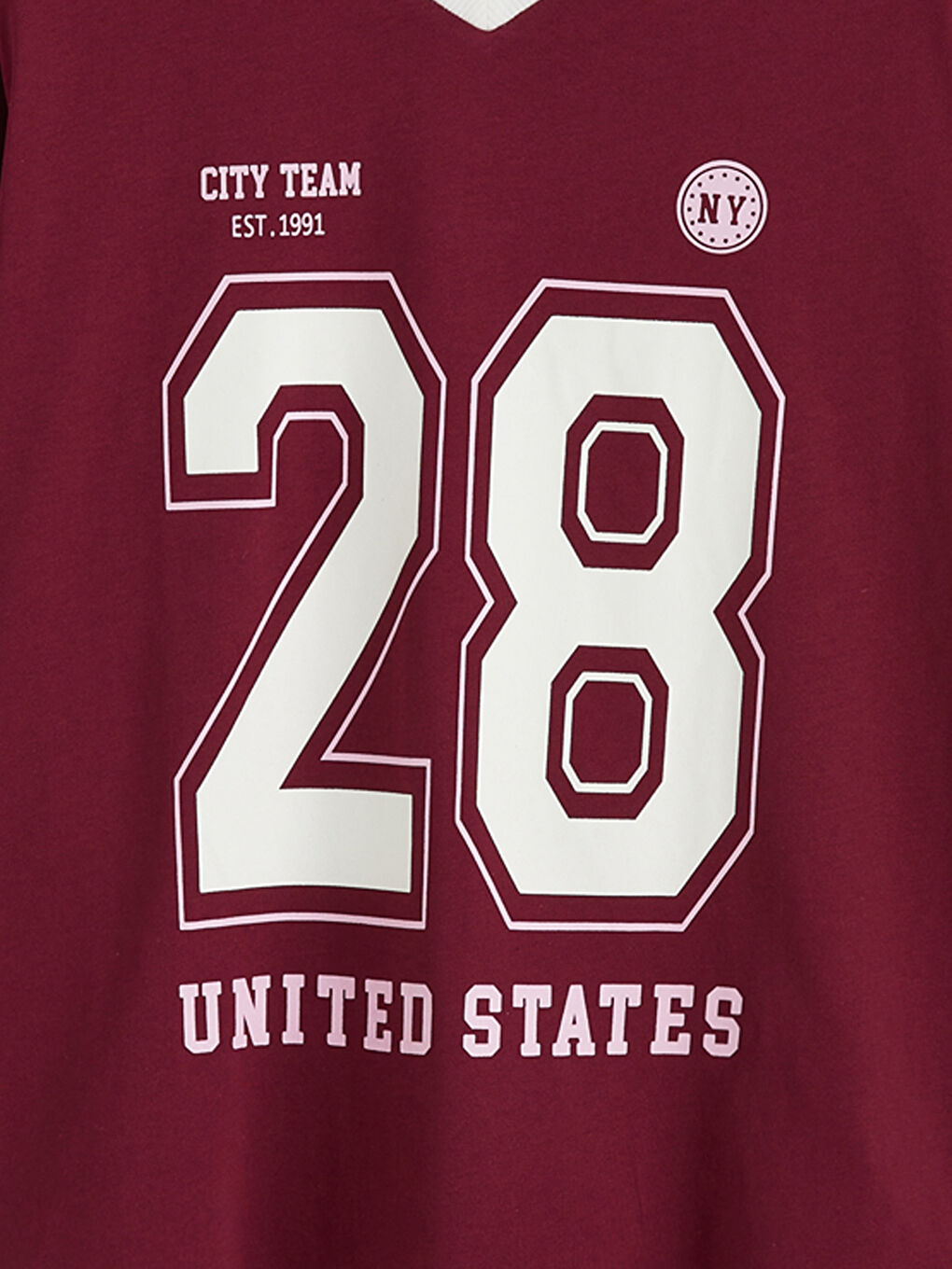 Woman BORDEAUX T-Shirt-5