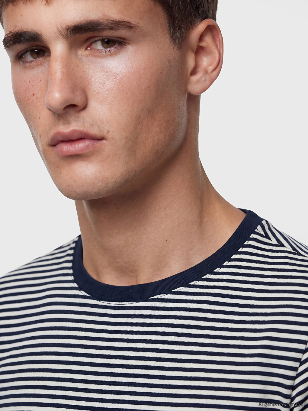 Man Navy T-Shirt-2