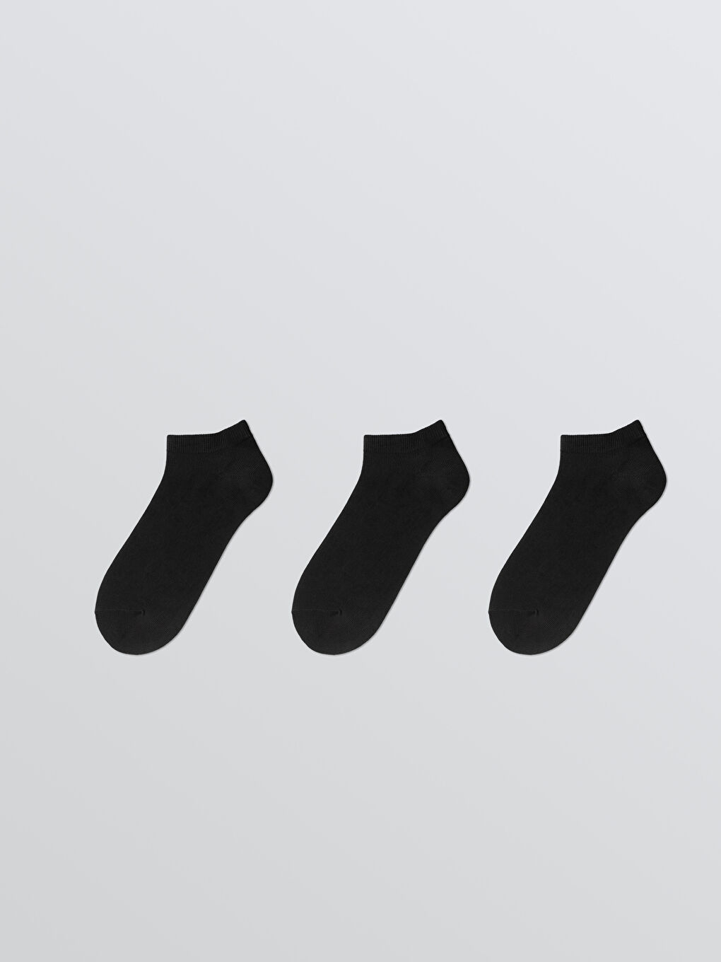 Siyah Erkek Patik Çorap 3'lü