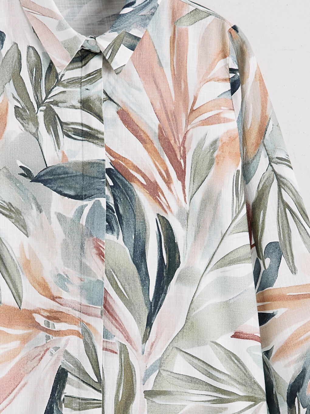 Karışık Desenli Kadın Gömlek Tunik-5