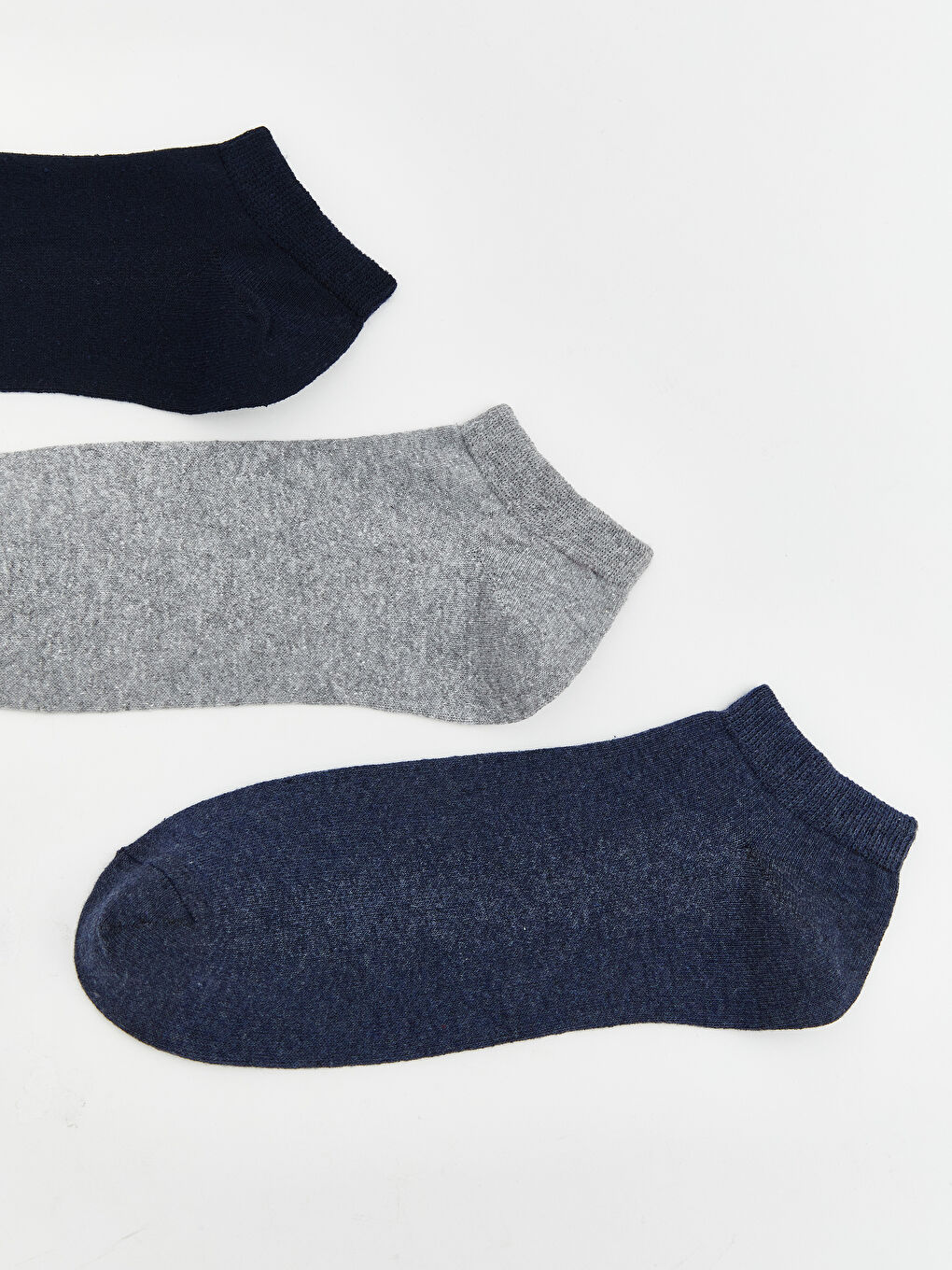İndigo Erkek Patik Çorap 3'lü-1