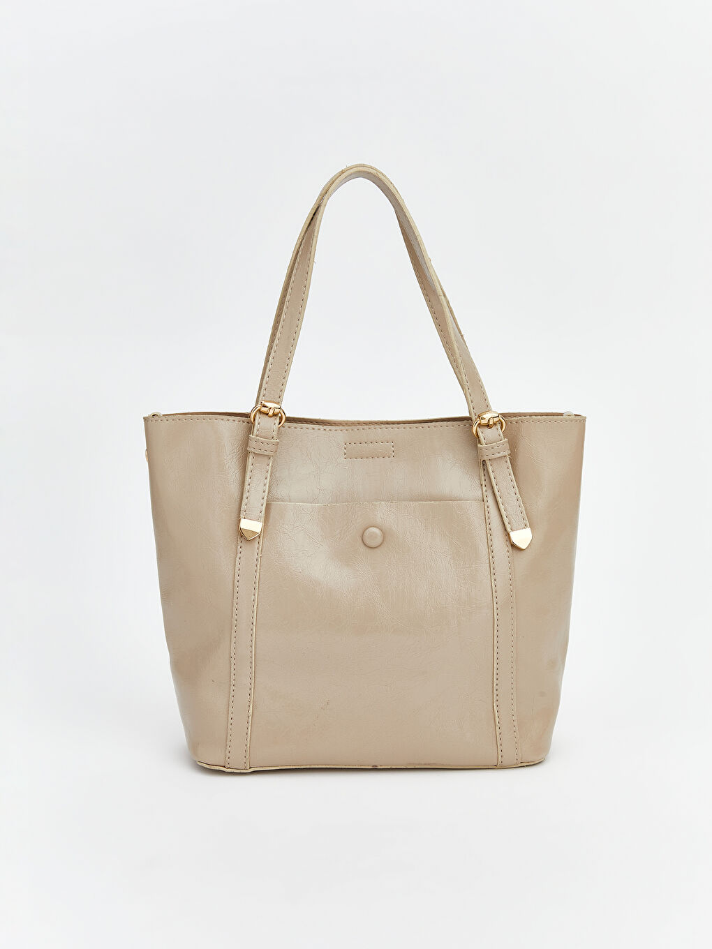 Kahverengi Kroko Desenli Kadın Omuz Çantası