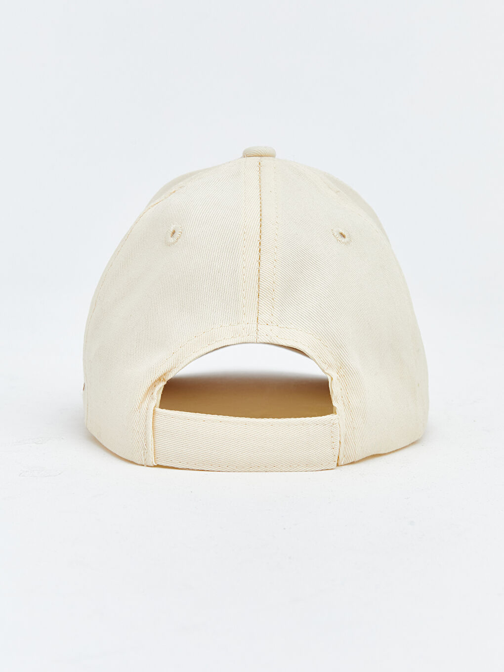 Bej Hayvan Nakışlı Kız Bebek Kep Şapka-2