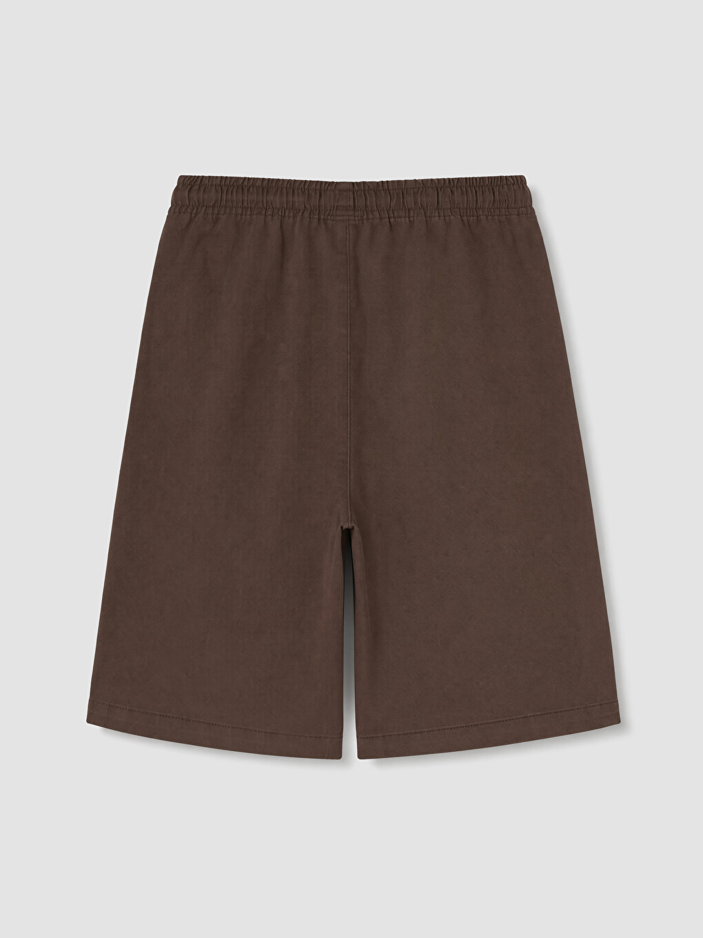Kahverengi Erkek Çocuk Poplin Şort-2