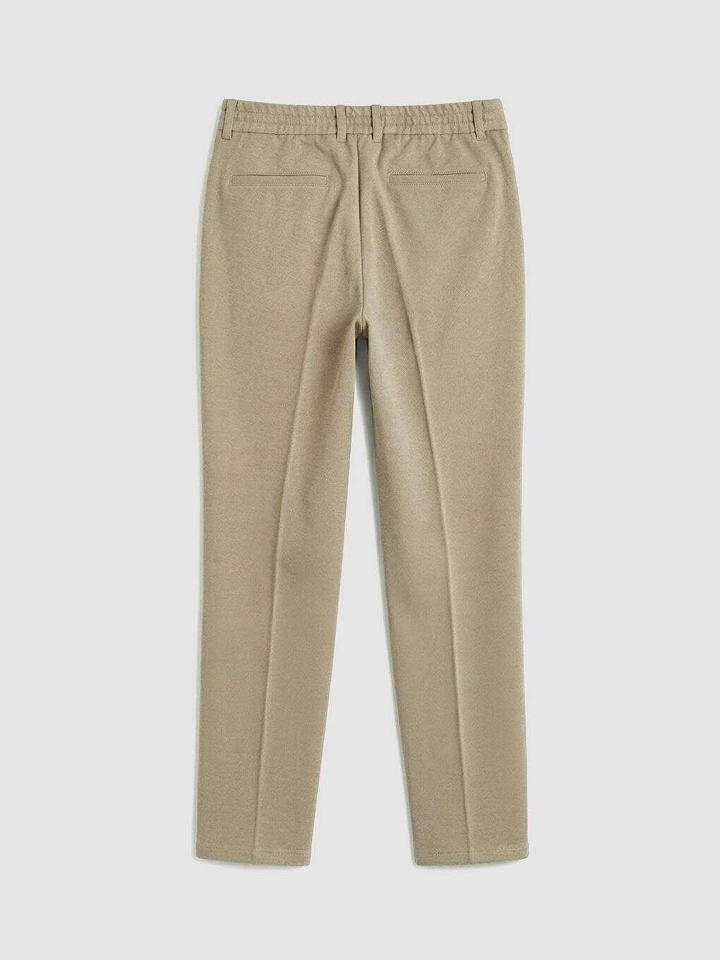 Bej Standart Kalıp Erkek Pantolon-1
