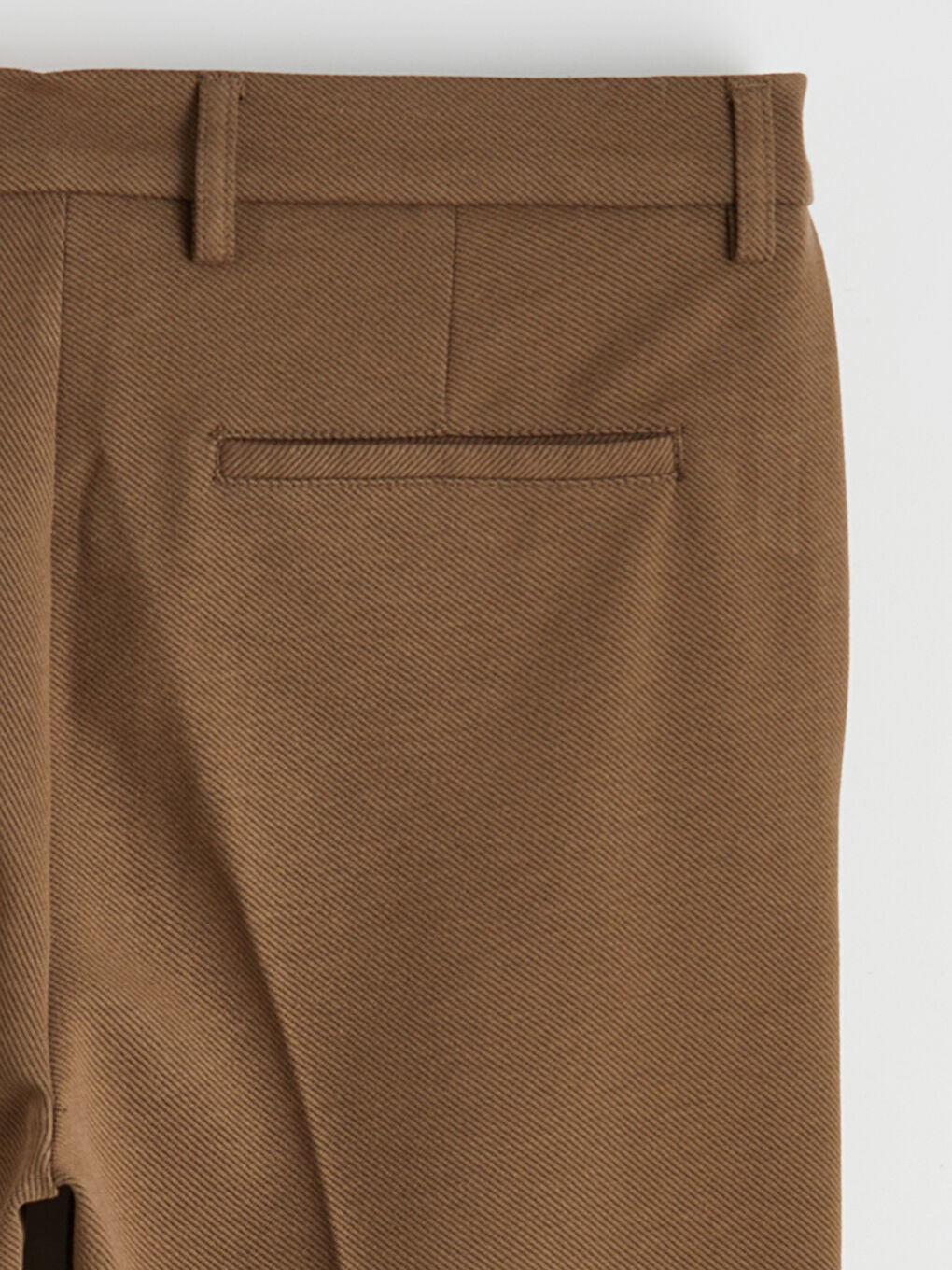 Kahverengi Standart Kalıp Erkek Pantolon-2