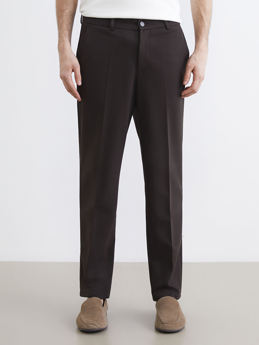 Men's Regular Fit Trousers-1