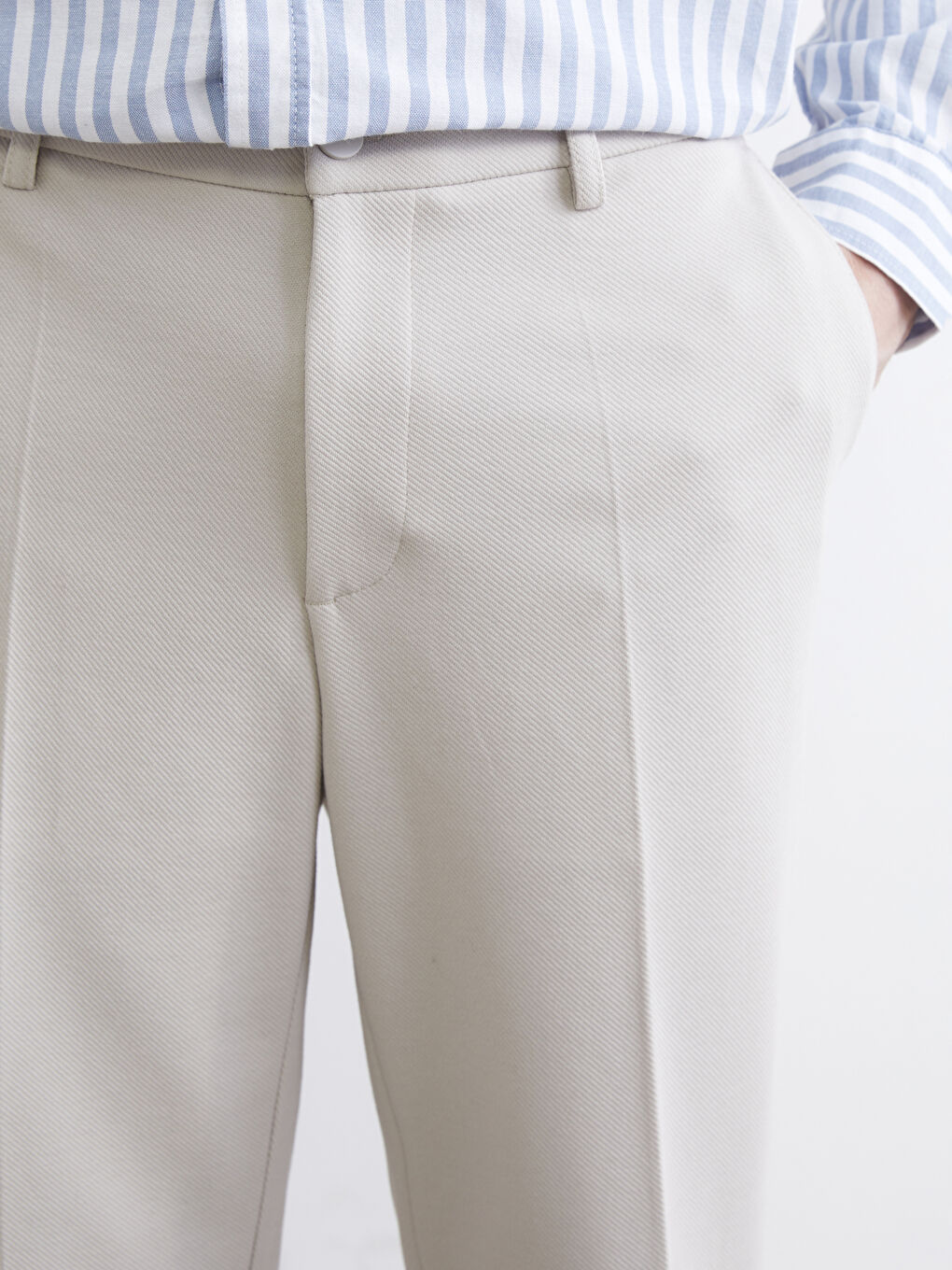 Standard Fit Men's Trousers-2