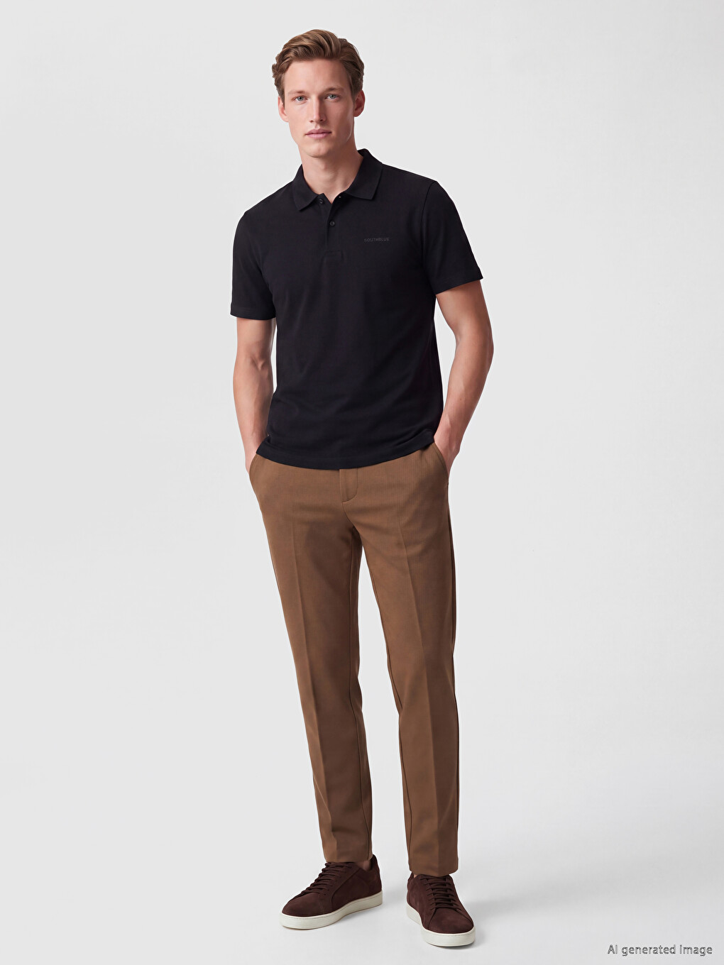 Regular Fit Muške Pantalone-1
