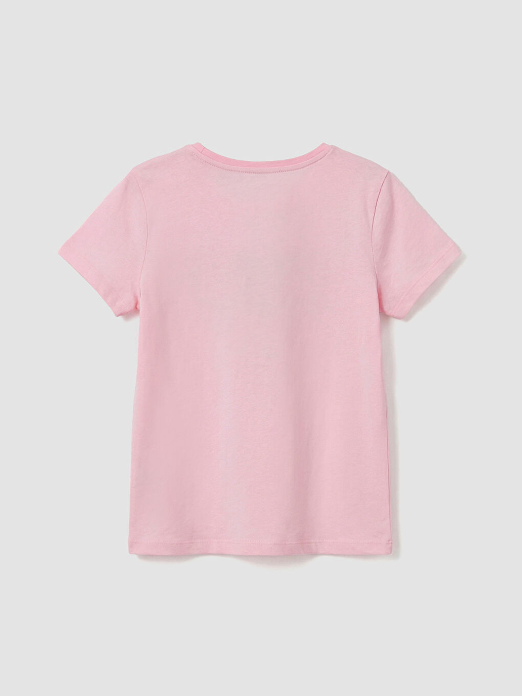 Pembe Bisiklet Yaka Kız Çocuk Şortlu Pijama Takımı-2