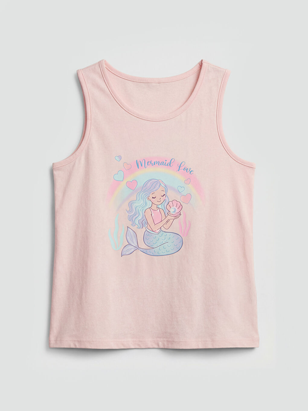 Pembe Bisiklet Yaka Kız Çocuk Şortlu Pijama Takımı-1