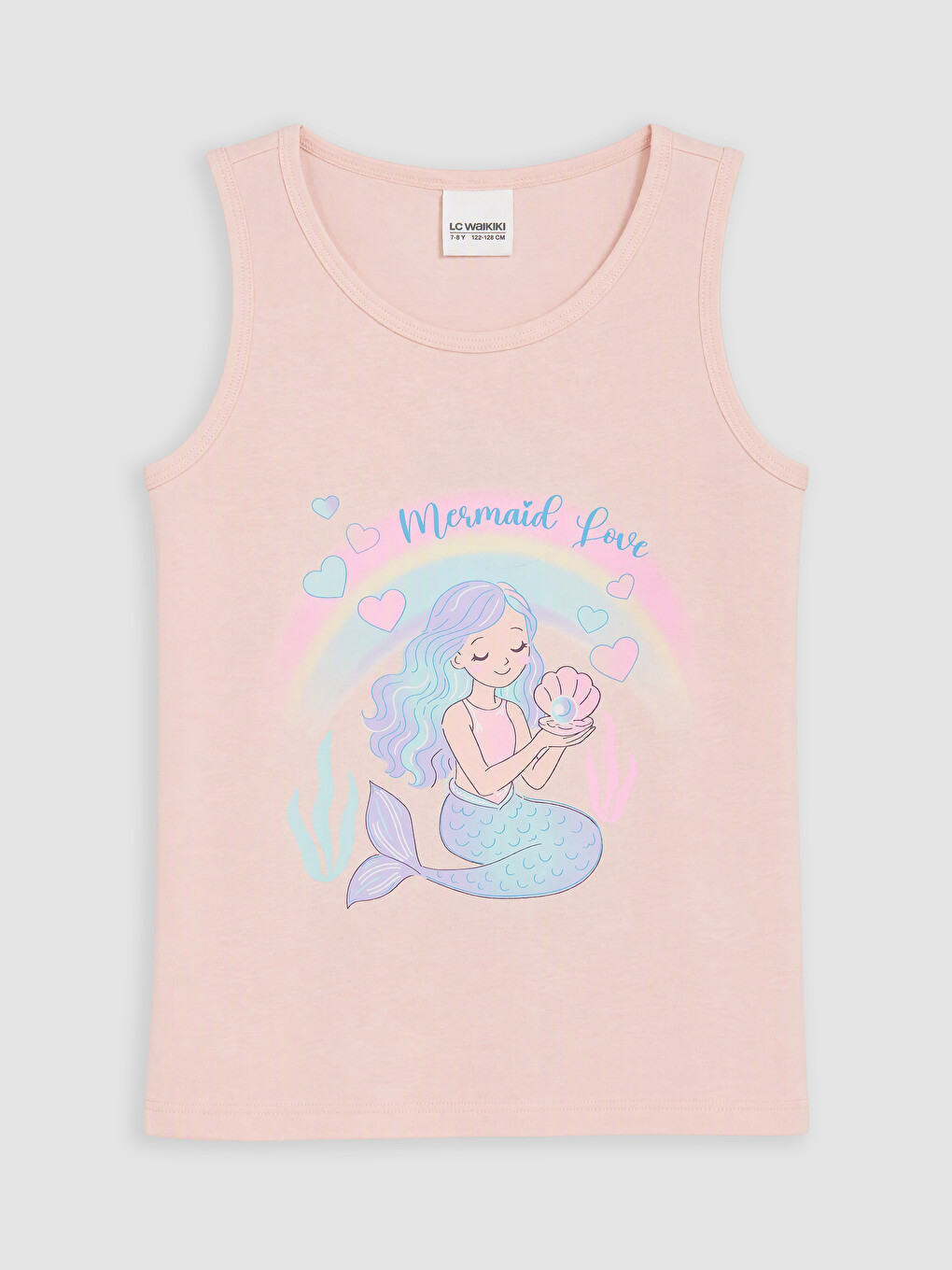 Crew Neck Girls' Shortie Pyjama Set-2