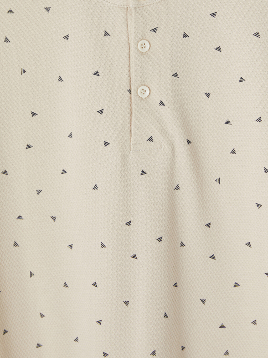 T-shirt À Motifs Pour Homme À Col Officier-5