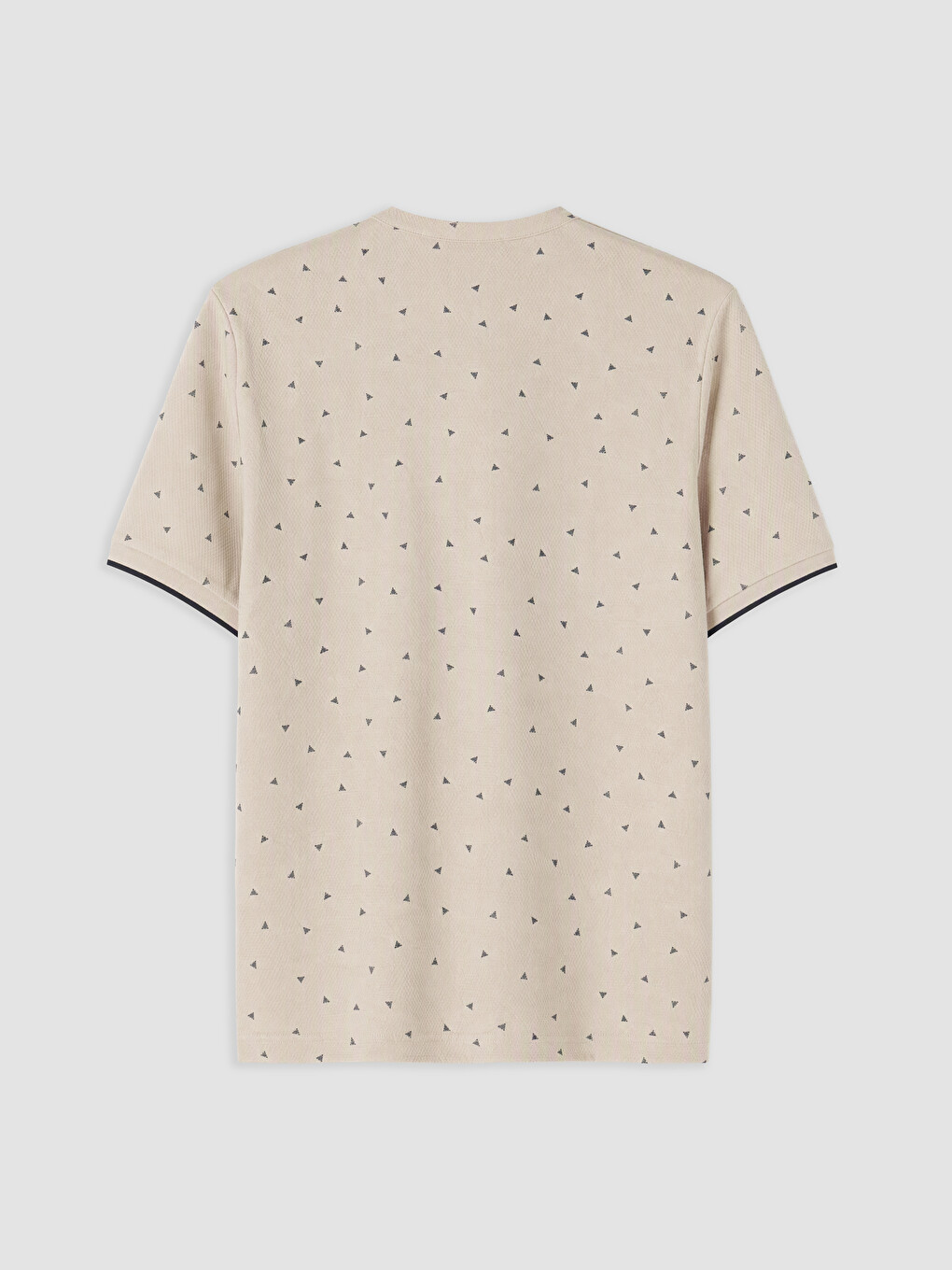 T-shirt À Motifs Pour Homme À Col Officier-6