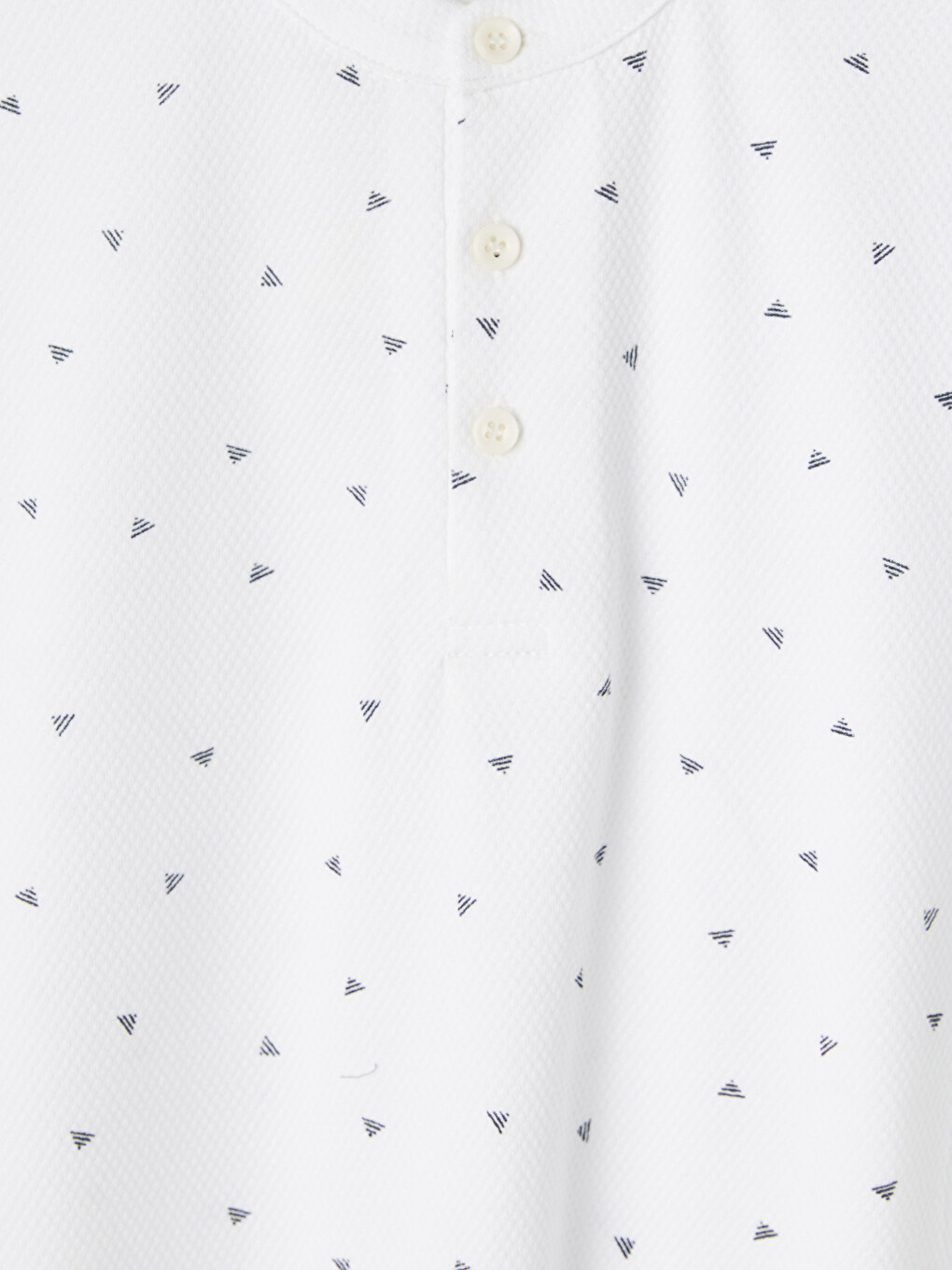 T-shirt À Motifs Pour Homme À Col Officier-6