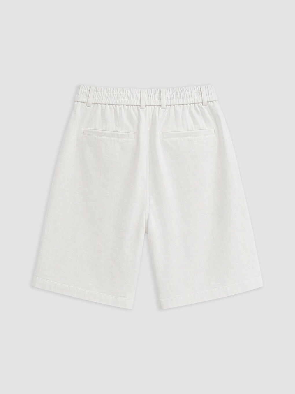 Man White Shorts-1