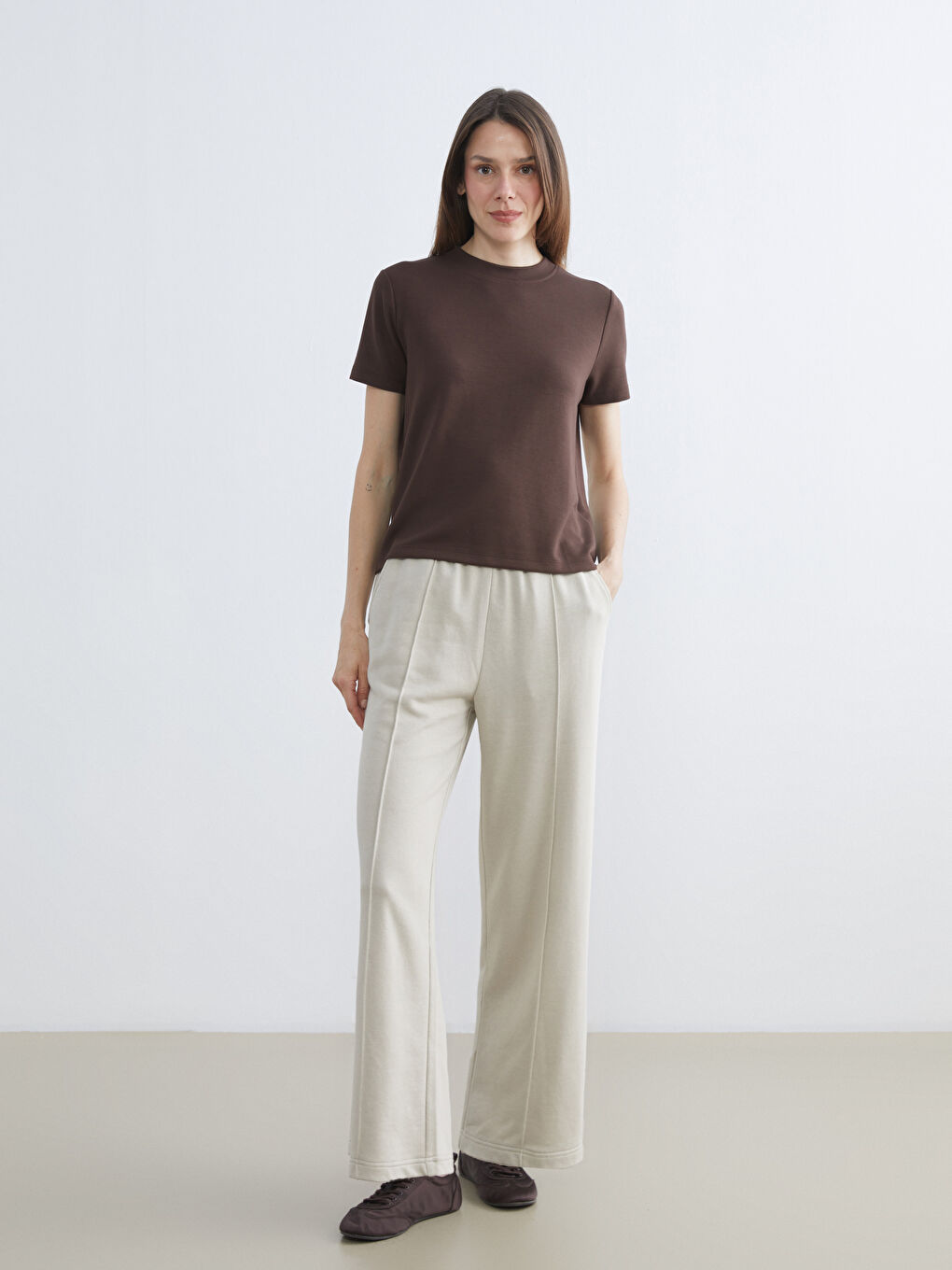 Женщины Серый Брюки‑джоггеры