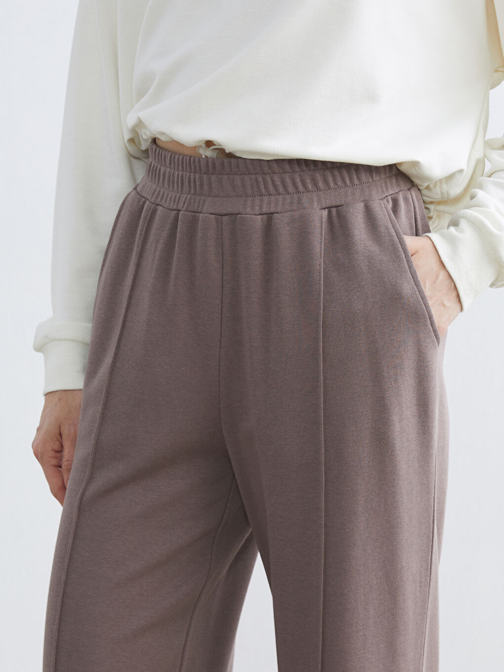 Женщины Коричневый Брюки‑джоггеры-2